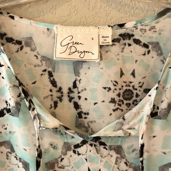 NWOT Green Dragon mini dress - Picture 5 of 6